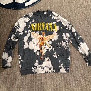 Nirvana bleacher oversized crewneck - medium